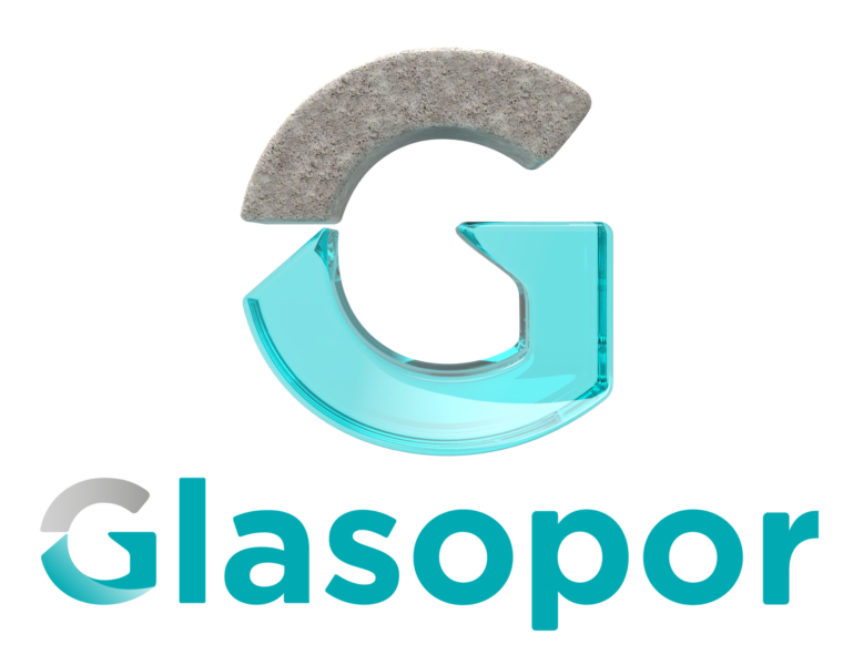 Glasopor logo 3D
